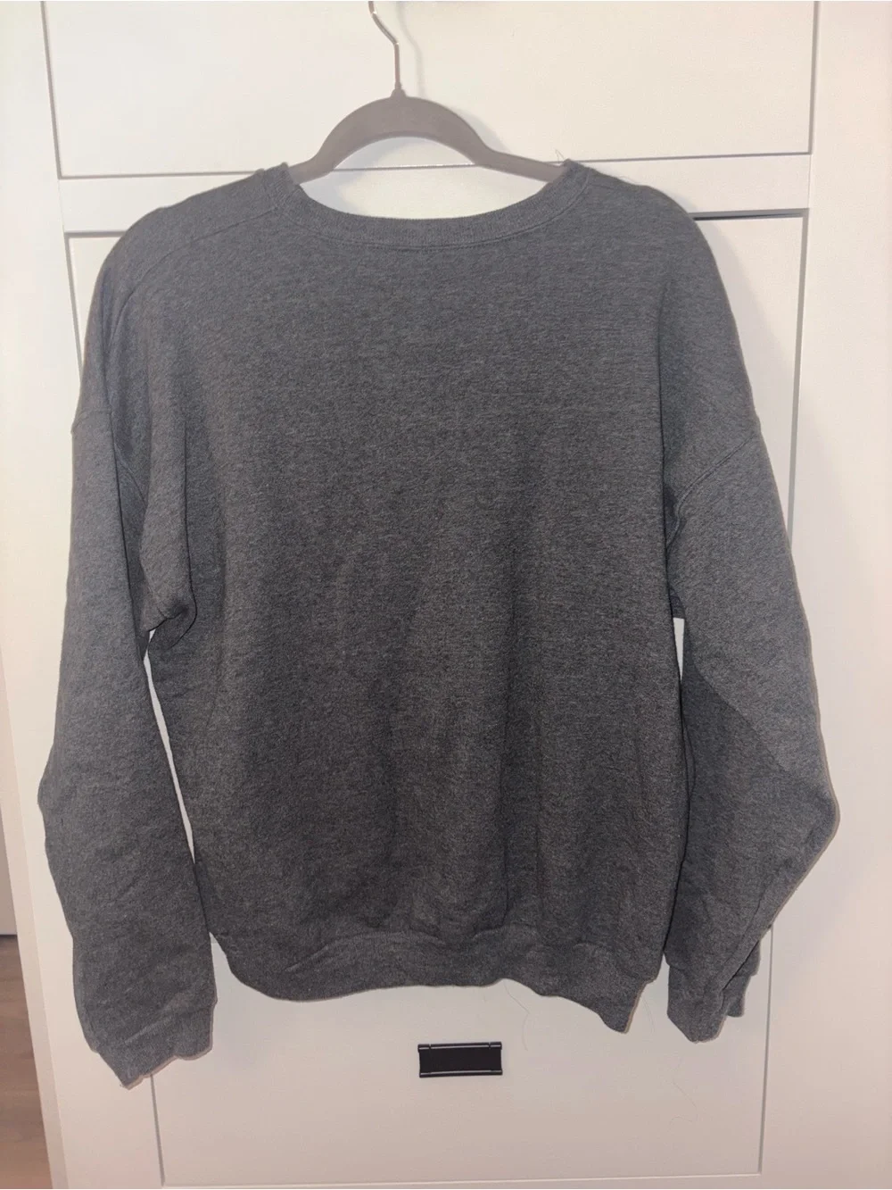 Gildan Charcoal Sweatshirt with Green Bass Embroidery